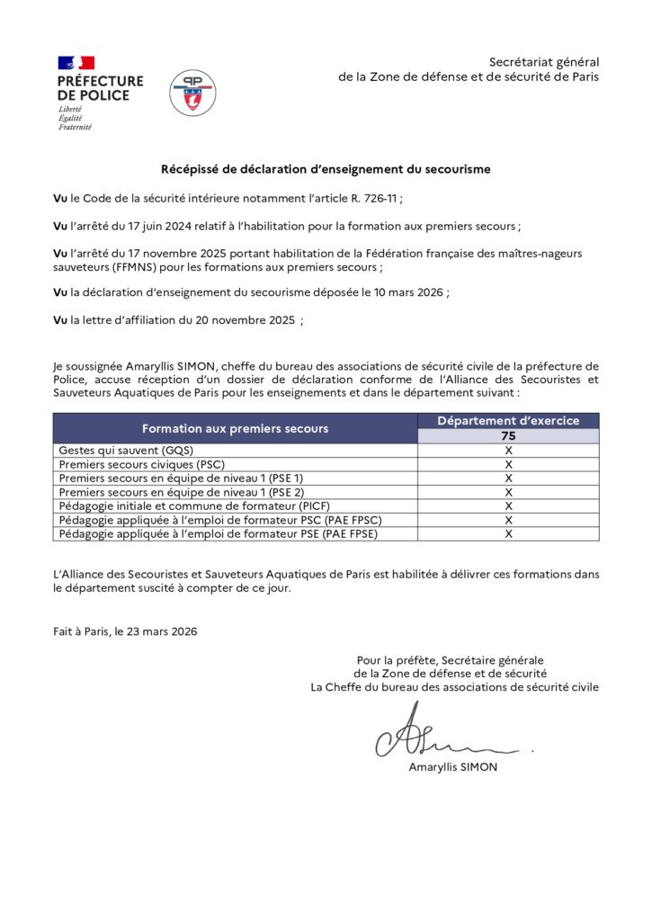 Qualifications & agréments